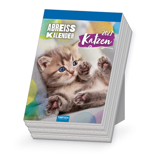 TRÖTSCH - Abreißkalender Katzen 2027 (Trötsch Verlag Gmbh & Co.Kg)