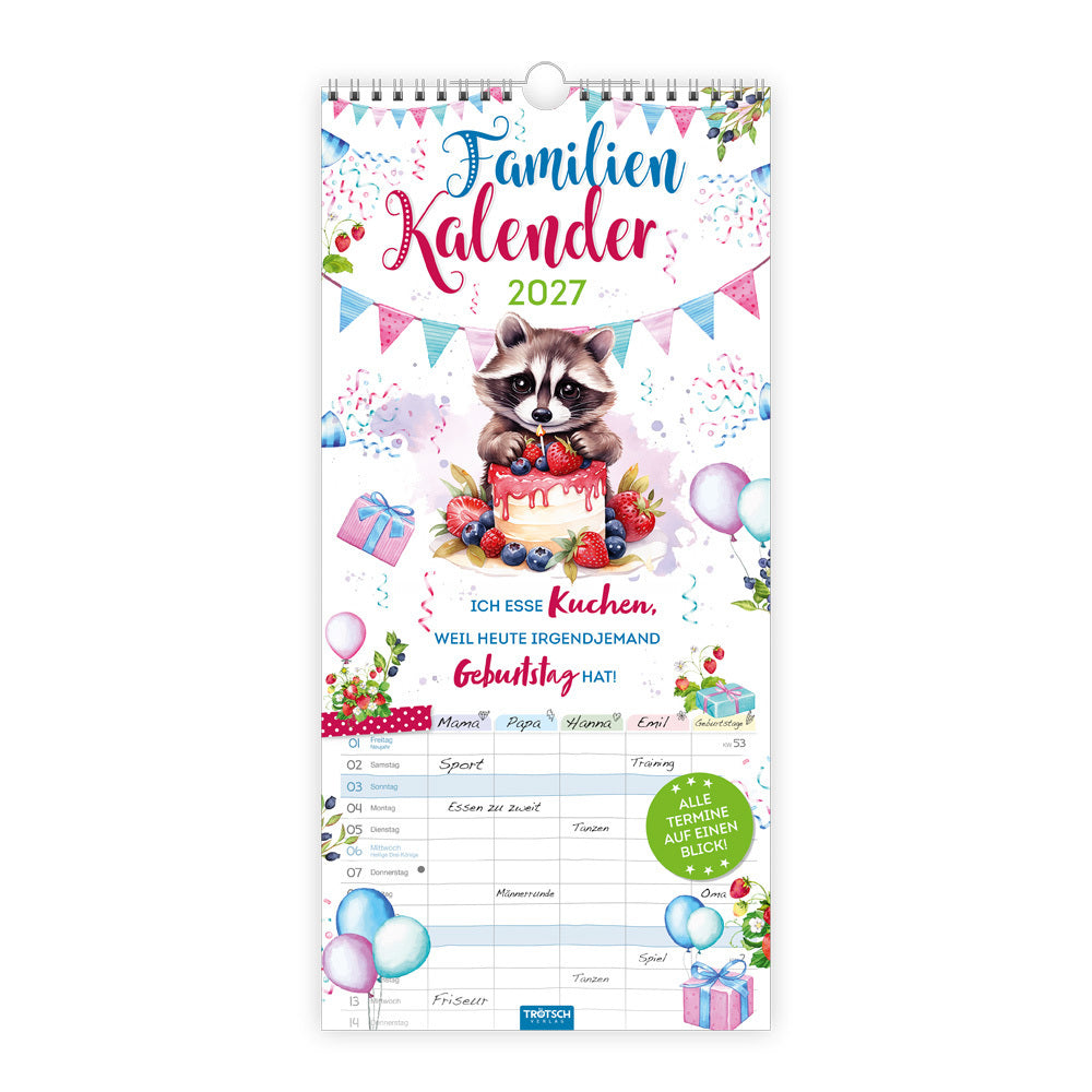 TRÖTSCH - Familienkalender Spruchreif 2027 (Trötsch Verlag Gmbh & Co.Kg)