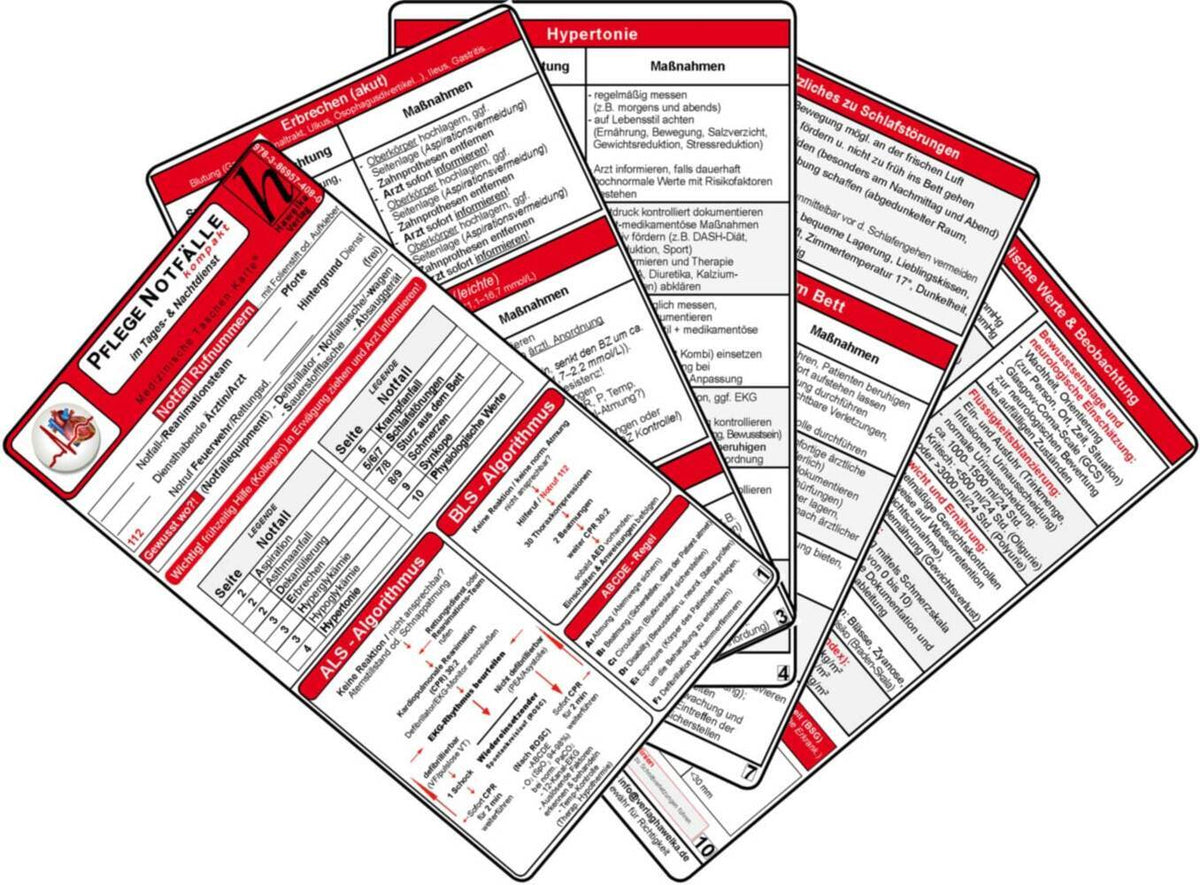 Pflege Notfälle "kompakt" im Tages- & Nachtdienst (Verlag Verlag Hawelka)