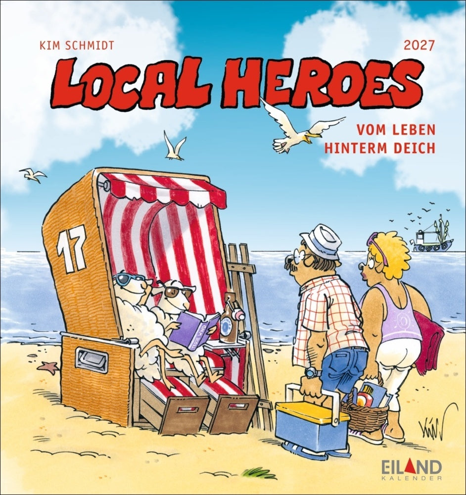 Local Heroes Postkartenkalender 2027 - Vom Leben hinter´m Deich