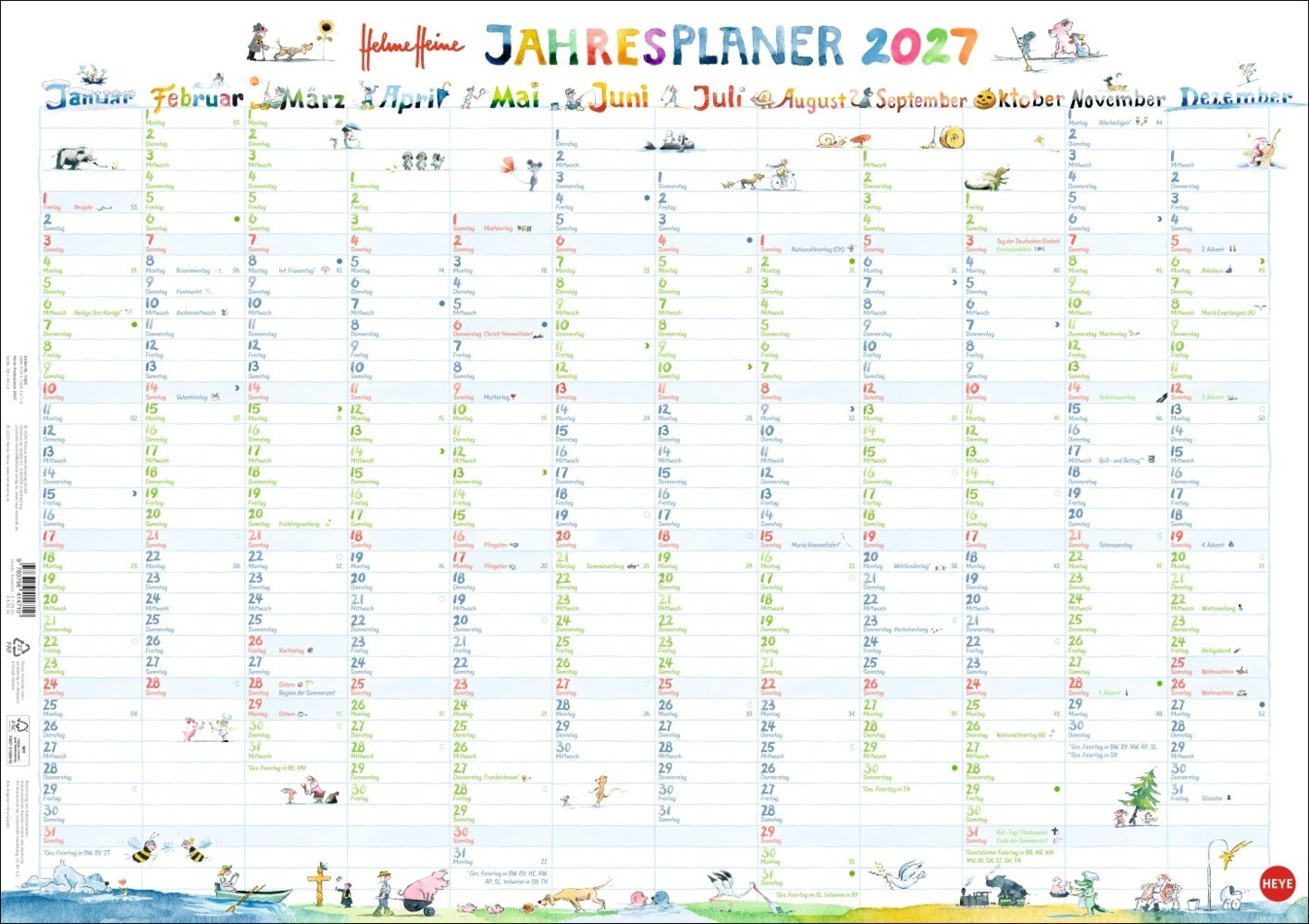 Helme Heine: Posterplaner 2027