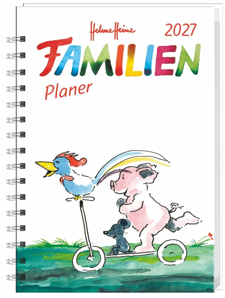 Helme Heine: Familienplaner-Buch A5 2027