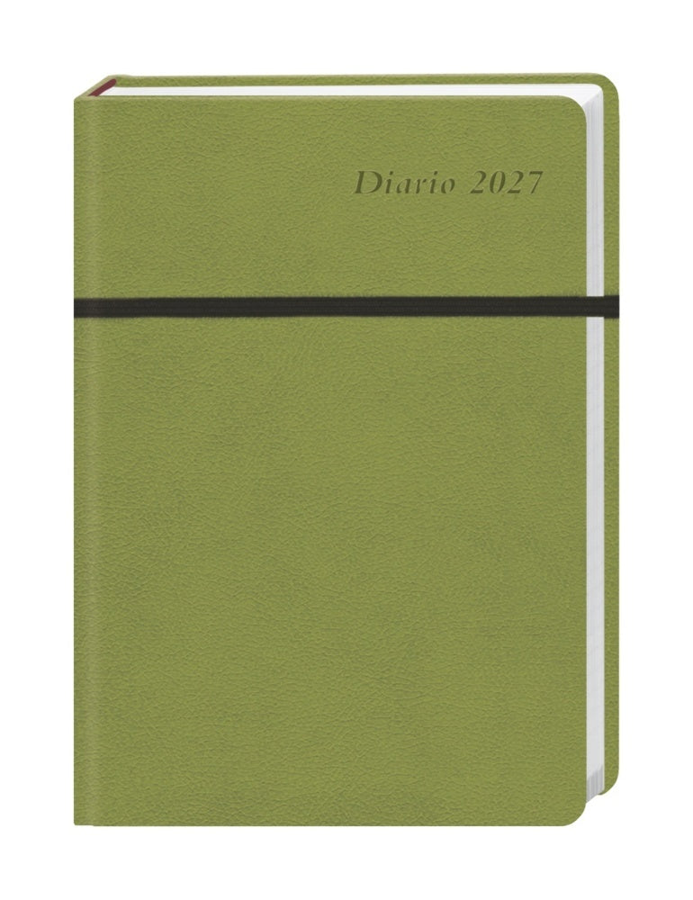 Diario Wochen-Kalenderbuch A6, grün 2027
