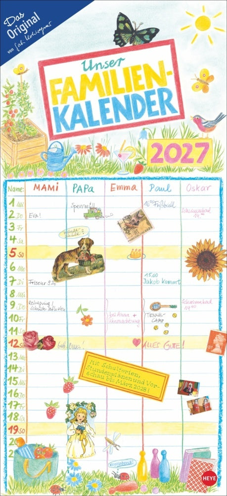 Gabi Kohwagner Unser Familienkalender 2027