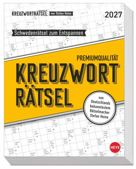Stefan Heine Kreuzworträtsel Tagesabreißkalender 2027 (Stefan Heine)