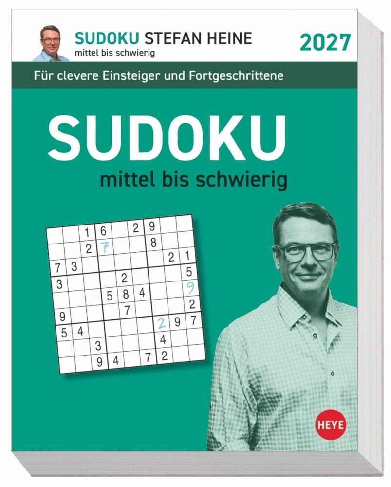 Stefan Heine Sudoku mittel bis schwierig Tagesabreißkalender 2027 (Stefan Heine)
