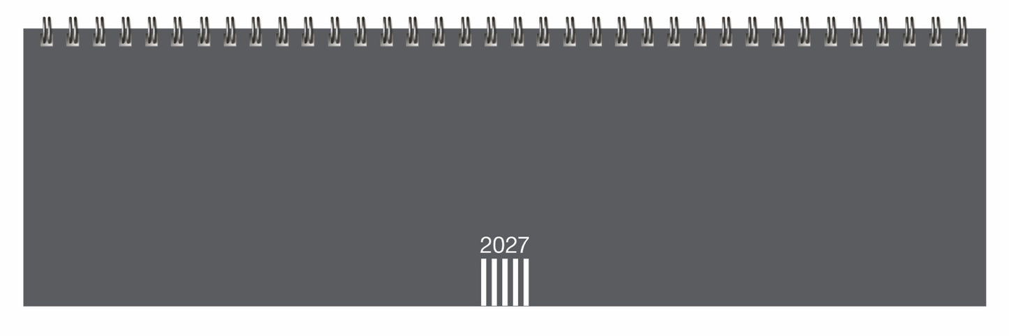 Wochenquerplaner, anthrazit 2027