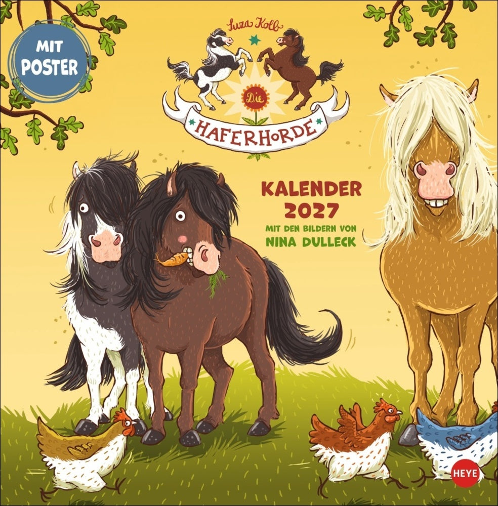 Haferhorde Broschurkalender 2027 (Suza Kolb)