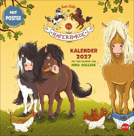 Haferhorde Broschurkalender 2027 (Suza Kolb)