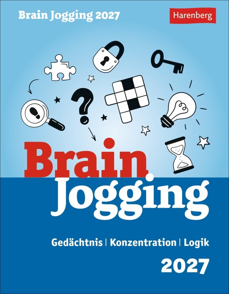 Brain Jogging Tagesabreißkalender 2027 - Gedächtnis, Konzentration, Logik (Stefan Heine)