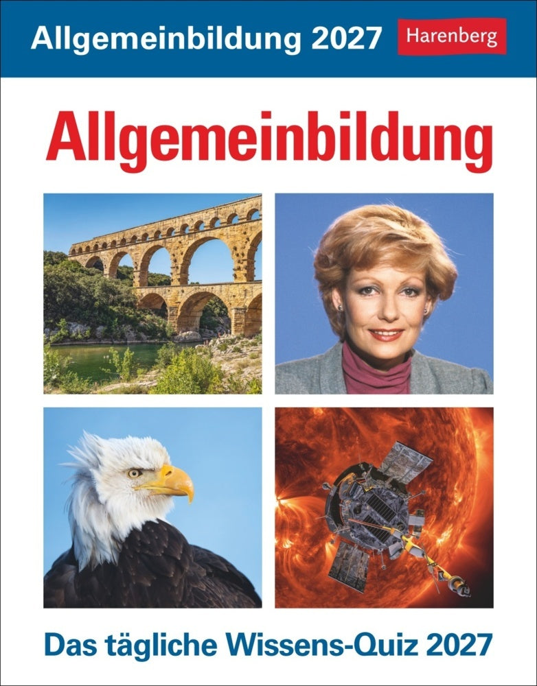 Allgemeinbildung Tagesabreißkalender 2027 - Das tägliche Wissens-Quiz (Berthold Budde)