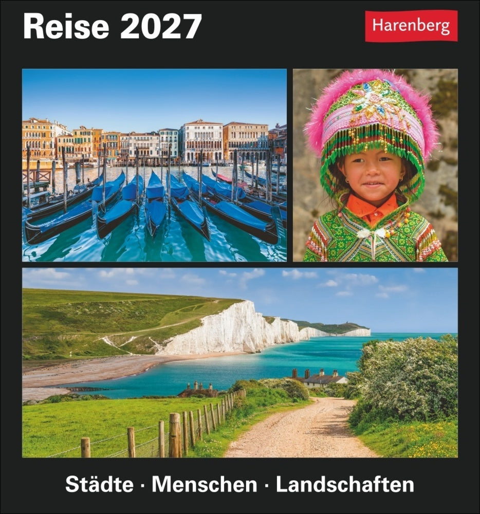 Reise Tagesabreißkalender 2027 - Kulturkalender - Städte, Menschen, Landschaften (Martina Schnober-Sen)