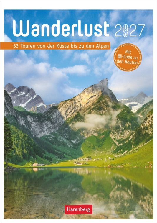 Wanderlust Wochen-Kulturkalender 2027 - 53 Touren von der Küste bis zu den Alpen (Michael Pröttel)