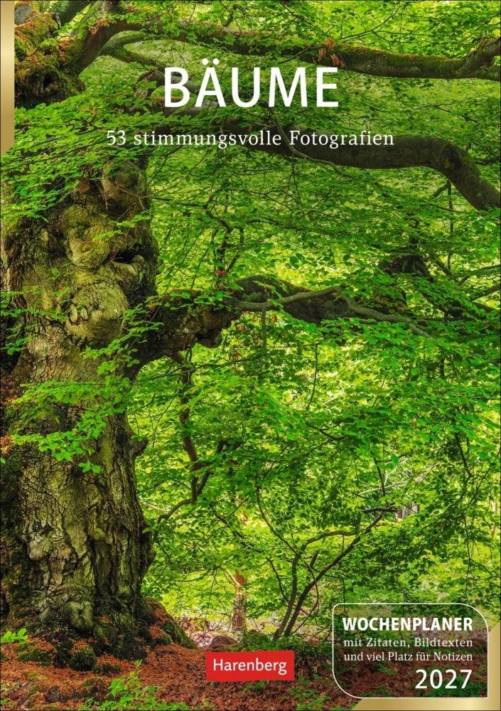 Bäume Wochenplaner 2027 - 53 stimmungsvolle Fotografien (Margot Spohn)