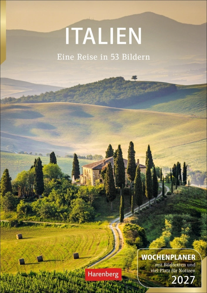 Italien Wochenplaner 2027 - Eine Reise in 53 Bildern (Martina Schnober-Sen)