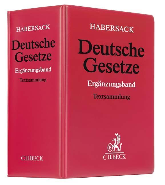 Deutsche Gesetze Ergänzungsband (Mathias Habersack)