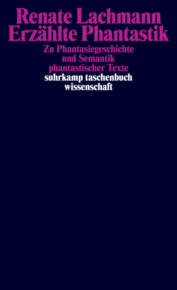 Erzählte Phantastik (Renate Lachmann)