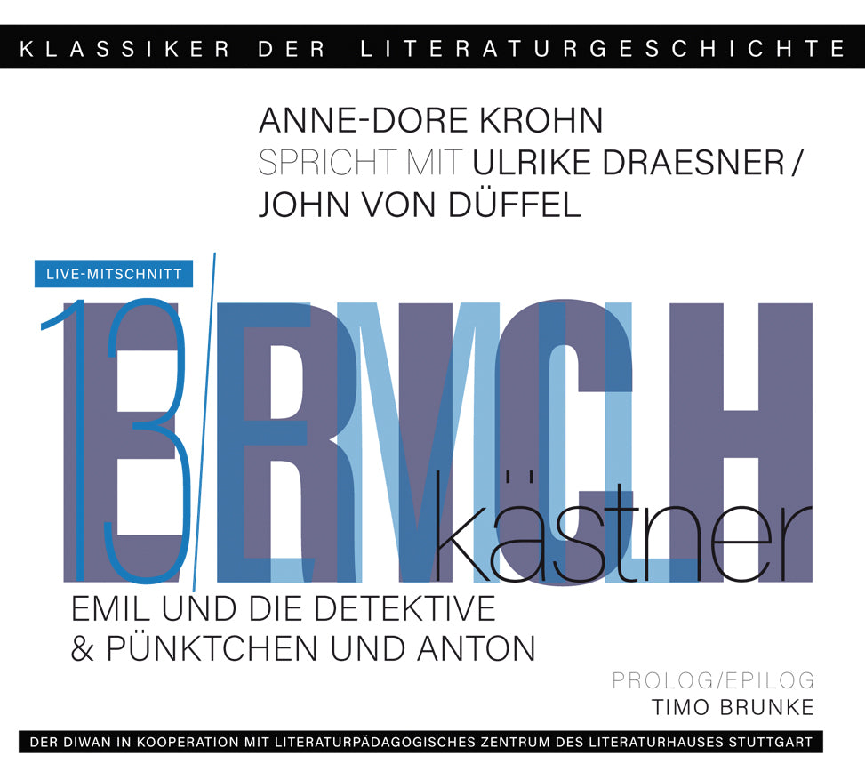 Ein Gespräch über Erich E. Kästner - Pünktchen und Anton und Emil und die Detektive, 1 Audio-CD (Erich Emil Kästner)