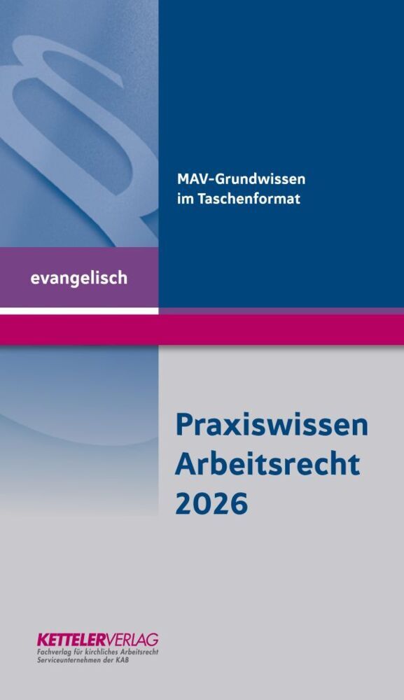 Praxiswissen Arbeitsrecht 2026 evangelisch (Detlev Fey)