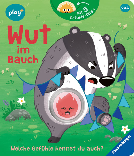 Play+ Mein lustiges Spielbuch Wut im Bauch - ab 2 Jahre (Maria Höck)