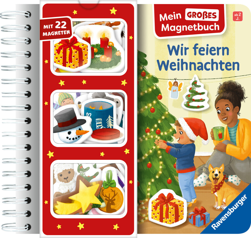 Mein großes Magnetbuch - Wir feiern Weihnachten: Mit 22 Magneten (Ines Foje)