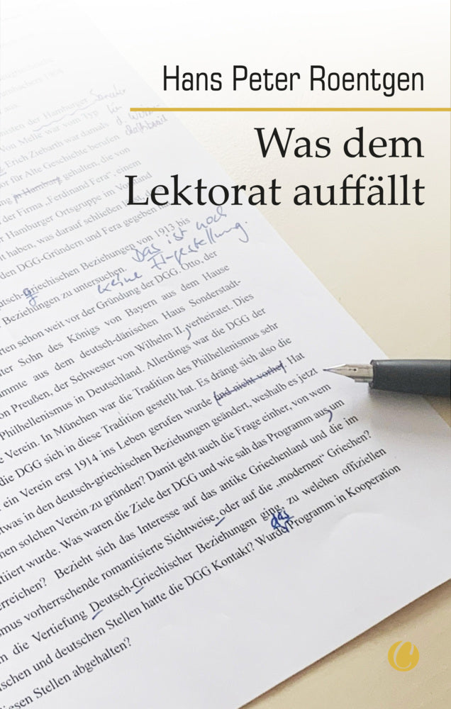 Was dem Lektorat auffällt (Hans Peter Roentgen)