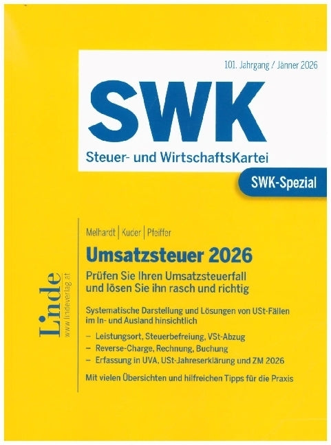 SWK-Spezial Umsatzsteuer 2026 (Stefan Melhardt)