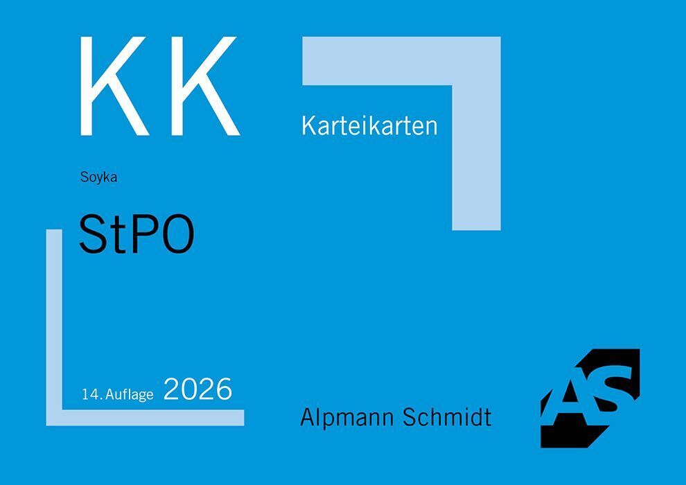 Karteikarten StPO (Martin Soyka)