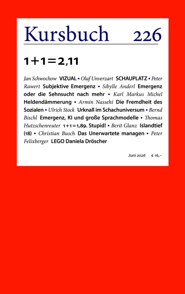 Kursbuch 226 (Armin Nassehi)