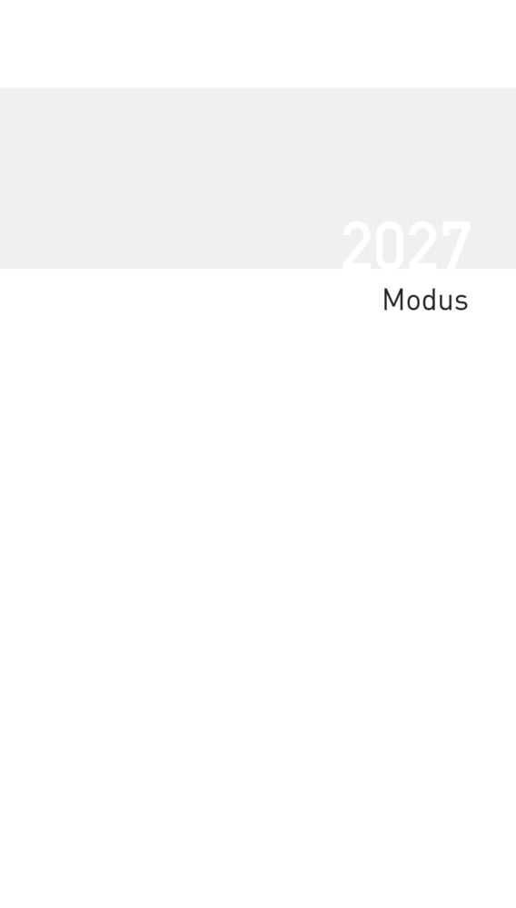Taschenkalender Modus geheftet Einlage 2027 (Korsch Verlag)