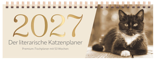 Der literarische Katzenplaner (TQ) 2027 (Korsch Verlag)