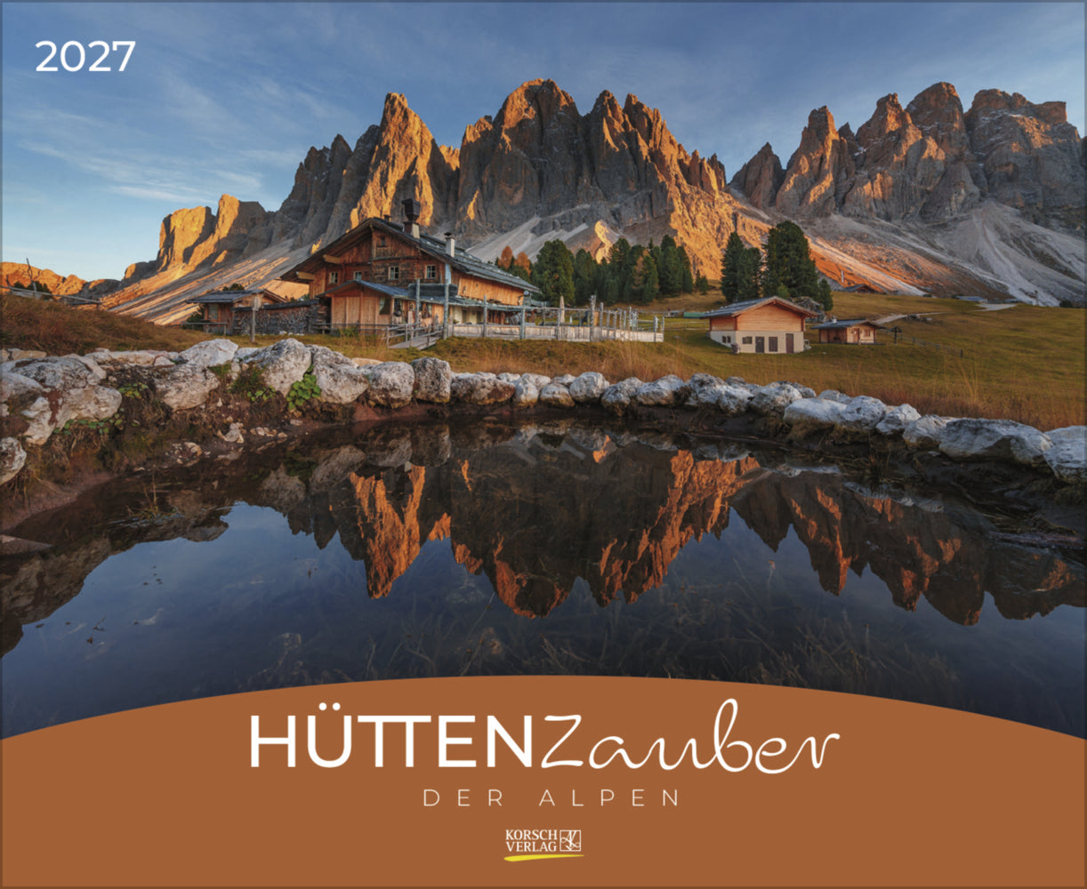 Hüttenzauber der Alpen 2027 (Korsch Verlag)