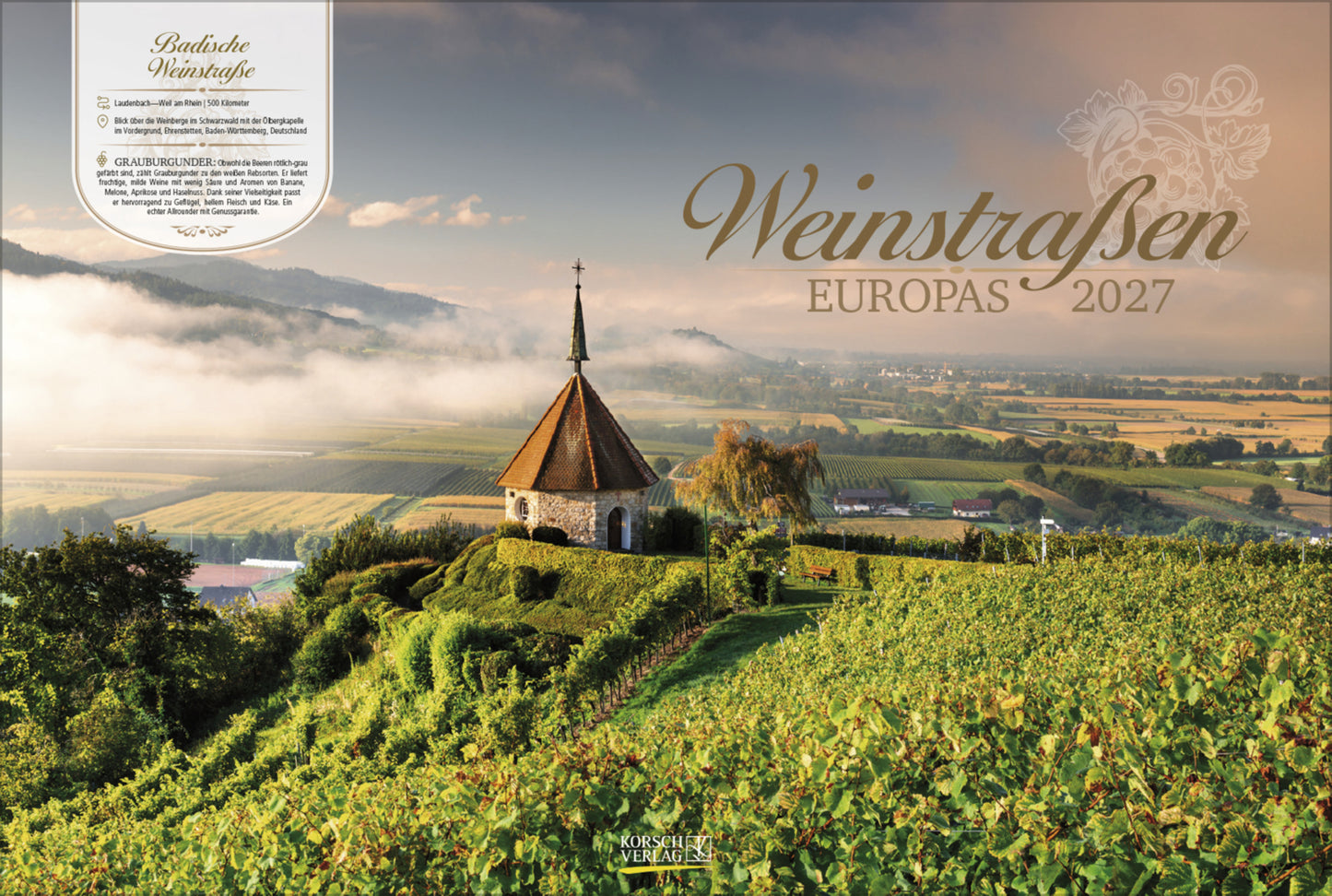 Weinstraßen Europas 2027 (Korsch Verlag)