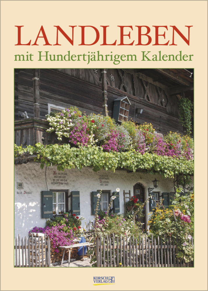 Landleben mit Hundertjährigem Kalender 2027 (Korsch Verlag)