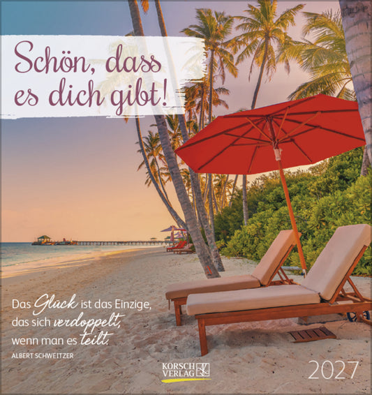 Schön, dass es dich gibt! 2027 (Korsch Verlag)