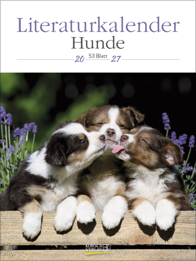 Literaturkalender Hunde 2027 (Korsch Verlag)