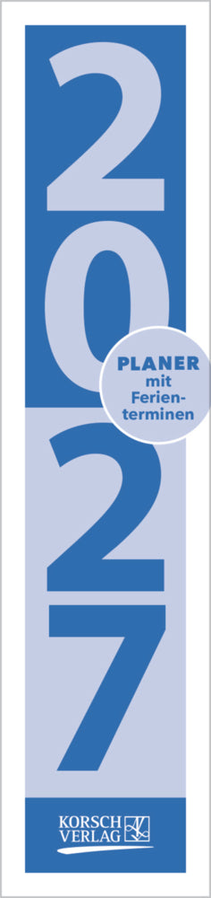 Streifenplaner Compact Blau 2027 (Korsch Verlag)