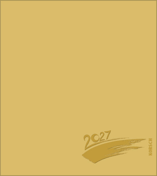 Foto-Malen-Basteln Bastelkalender gold 2027 (Korsch Verlag)