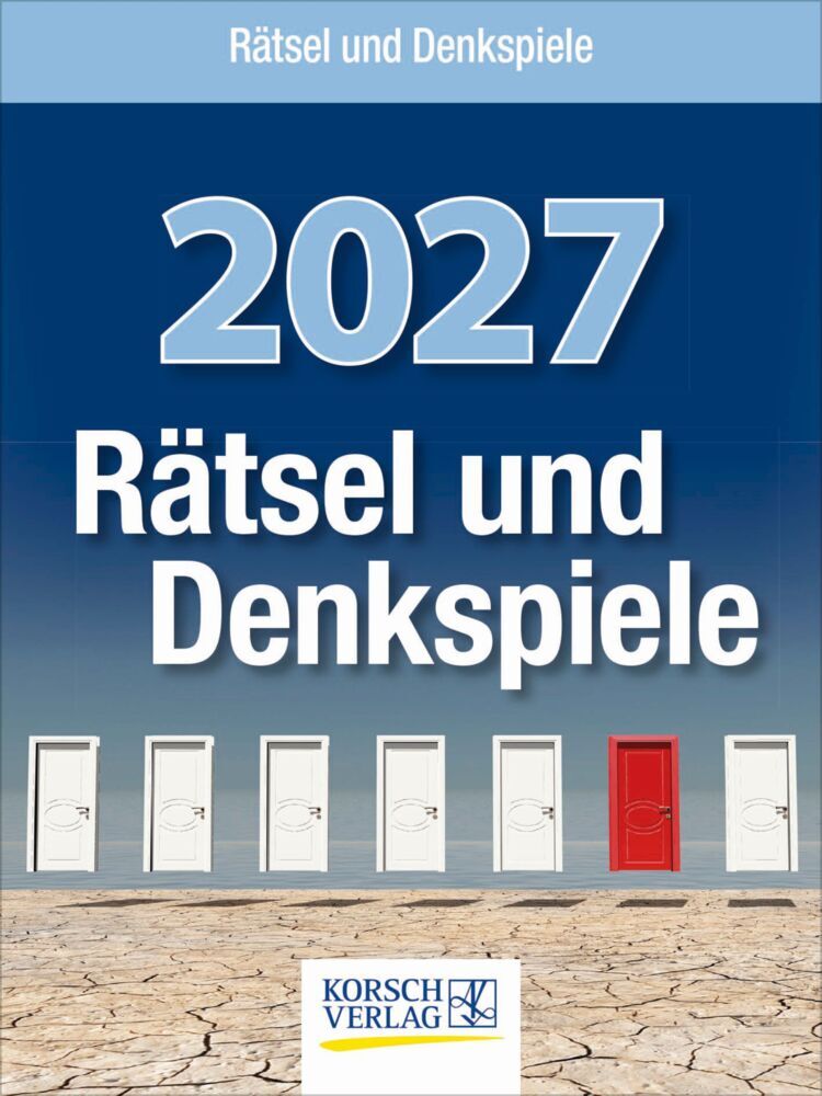 Rätsel und Denkspiele 2027 (Korsch Verlag)
