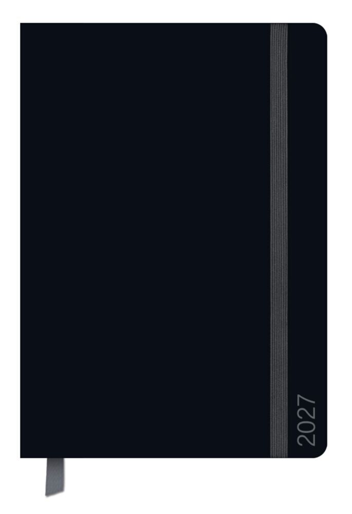 Wochenplaner Schwarz 2027 (Korsch Verlag)