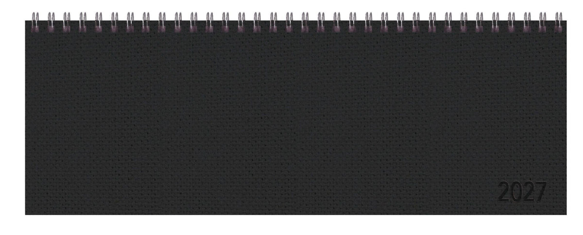 Tischkalender quer Professional Premium 2027 schwarz (Korsch Verlag)