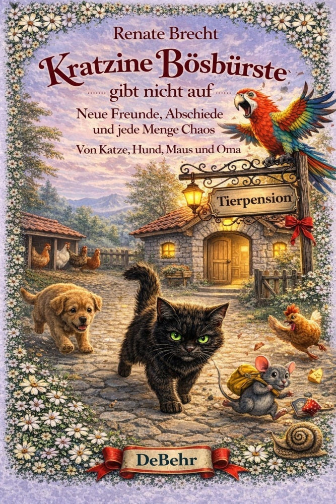 Kratzine Bösbürste gibt nicht auf - Neue Freunde, Abschiede und jede Menge Chaos - Von Katze, Hund, Maus und Oma (Renate Brecht)