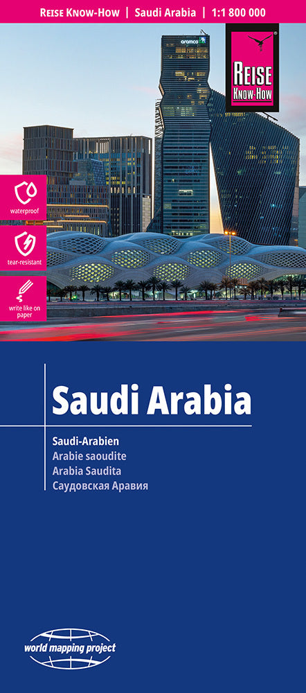 Reise Know-How Landkarte Saudi-Arabien / Saudi Arabia (1:1.800.000)