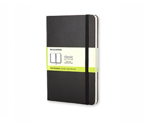 Moleskine Notizbuch, Large/A5,  Blanko, Hard Cover, Schwarz