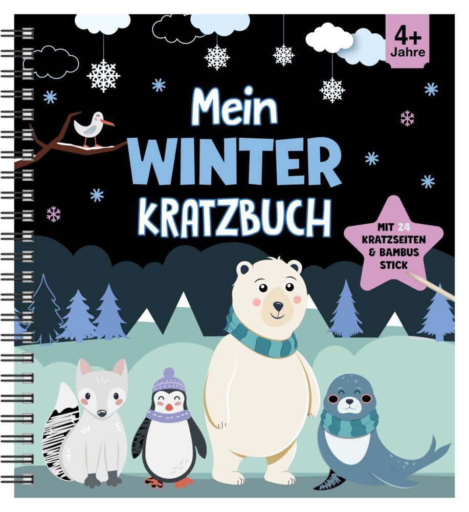 Mein Winter-Kratzbuch