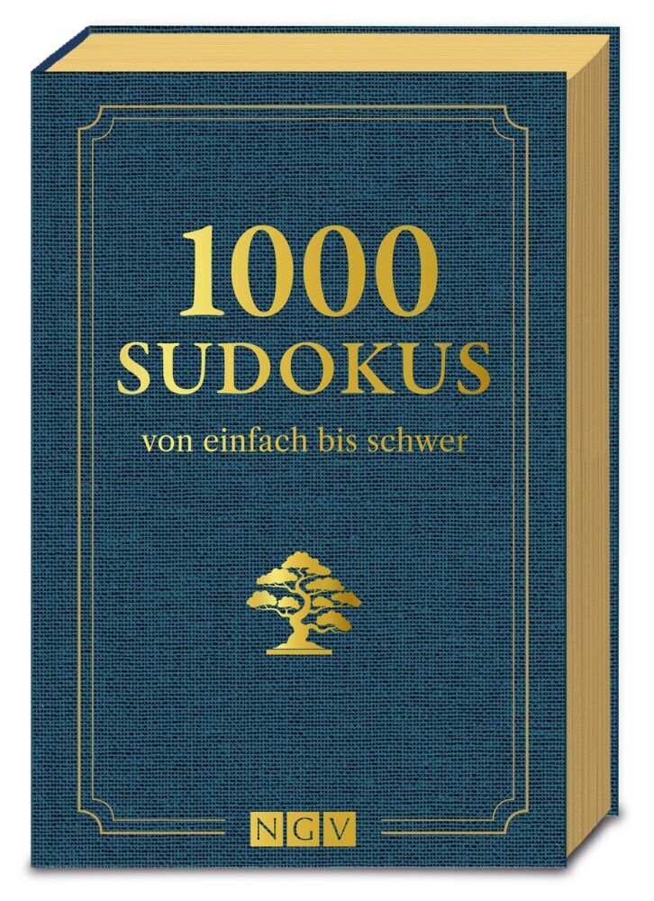 1000 Sudokus von einfach bis schwer