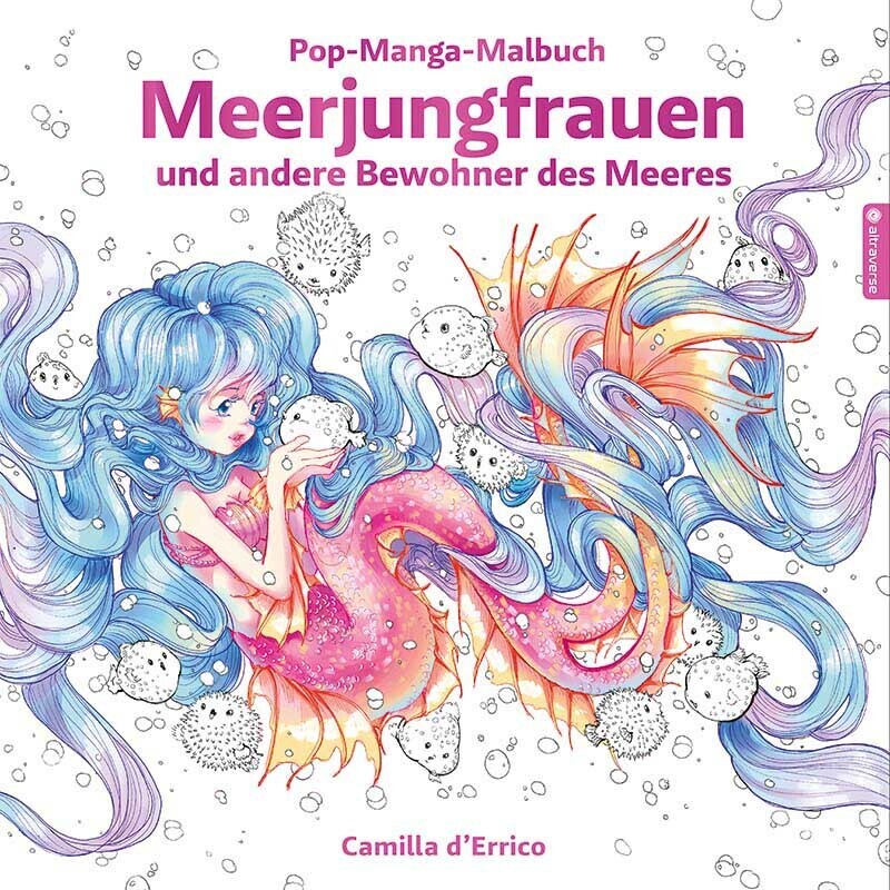 Pop-Manga-Malbuch: Meerjungfrauen und andere Bewohner des Meeres (Camilla D'Errico)