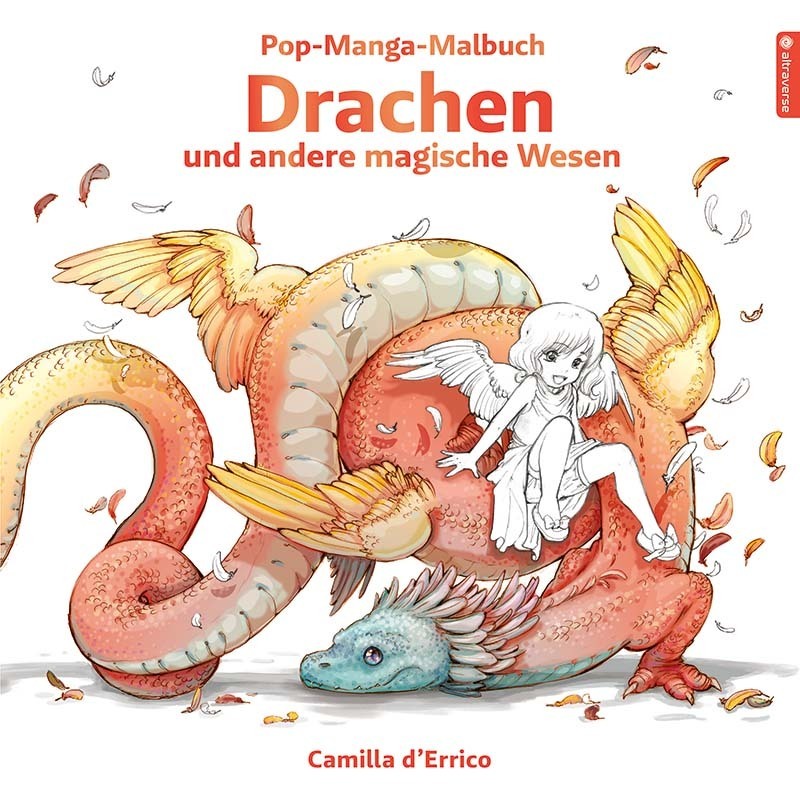 Pop-Manga-Malbuch: Drachen und andere magische Wesen (Camilla D'Errico)