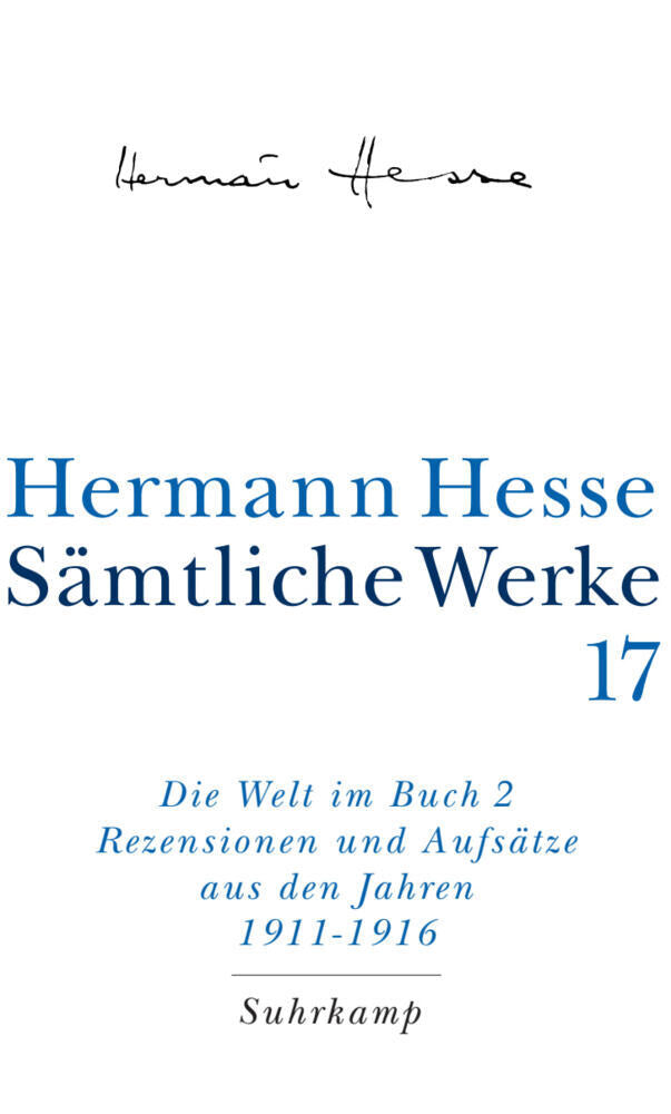 Die Welt im Buch.Tl.2 (Hermann Hesse)