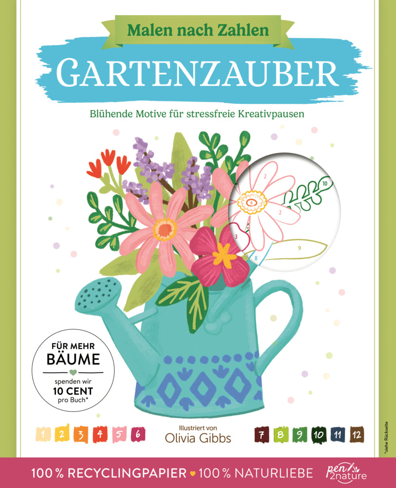 Malen nach Zahlen - Gartenzauber